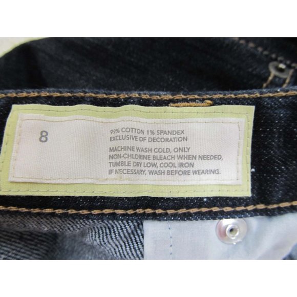 Ann Taylor LOFT Dark Blue Bootcut Curvy Jean Sz 8 - Picture 4 of 5